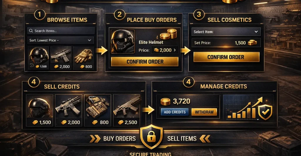 How To Use R6 Marketplace