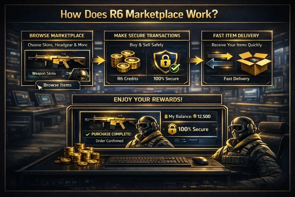 How the R6 Marketplace works
