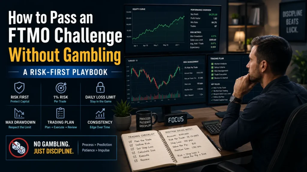 How to Pass an FTMO Challenge Without Gambling